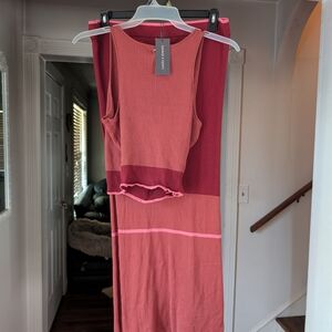 Savage X Fenty Ribbed Skirt Set in Red and Pink